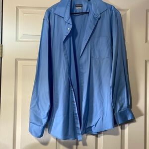 Van Heusen Light blue button down shirt